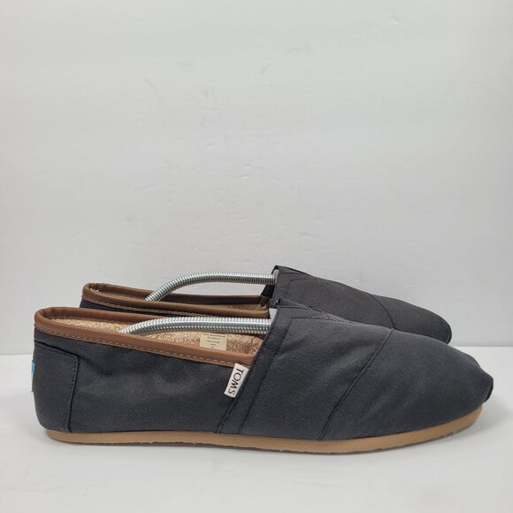 Toms Alpargata Men's Black Slip-On Shoes US Size 13 NWOT - Picture 1 of 8
